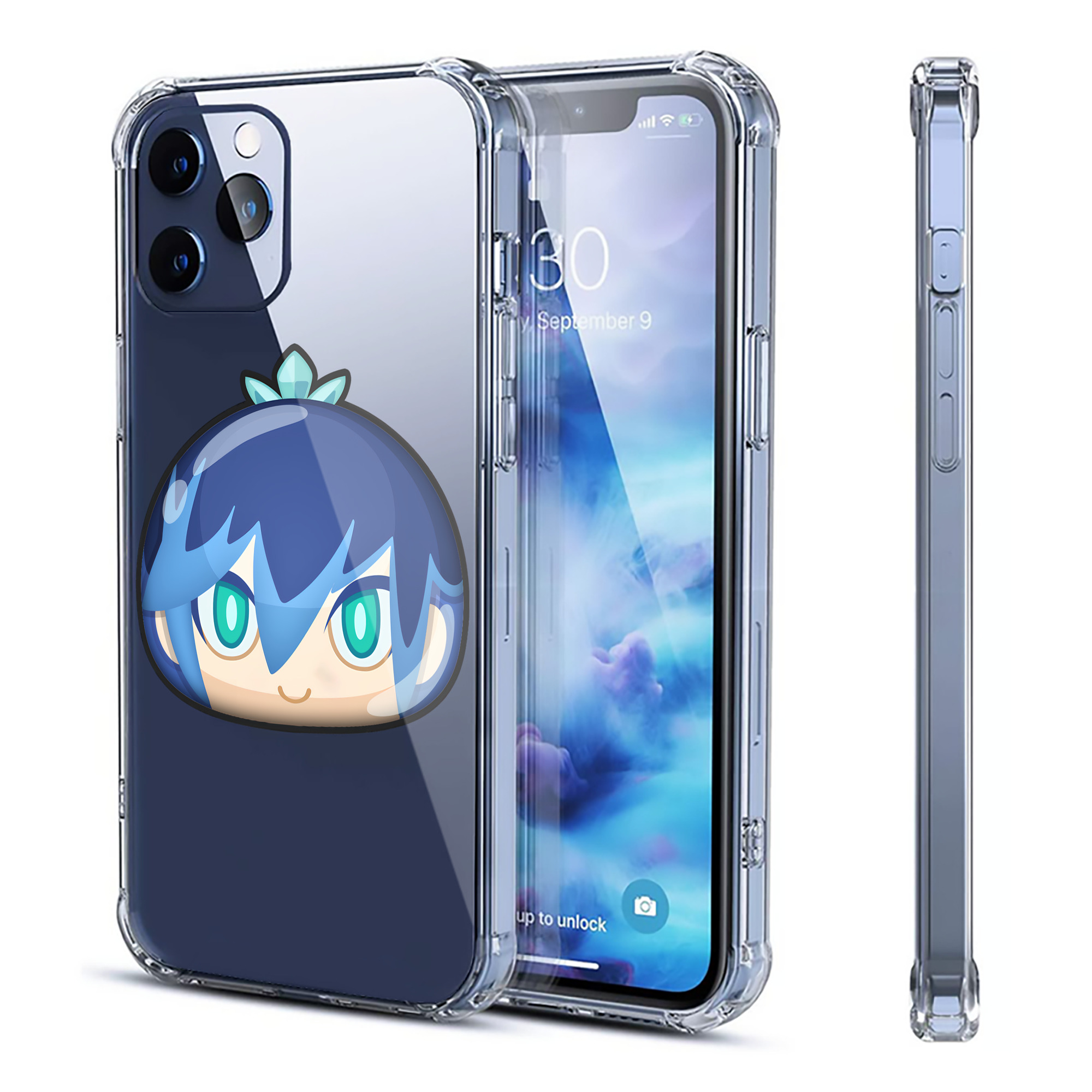 （画像用） 妖怪ウォッチ Yo-kai Watch 【iPhone 12シリーズ対応】透明スマホケース（クリアソフトケース）